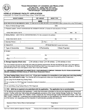 Texas Drivers License Application Form